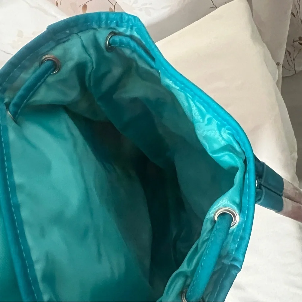 Trend Zone Floral Everyday Graphic Mini Backpack with Teal Accents NWT Casual